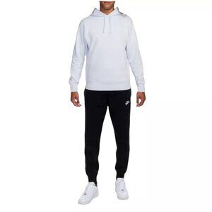 Nike Club Fleece Sweatsuit Men's Size XXL Tracksuit Football Gray/Black NWT